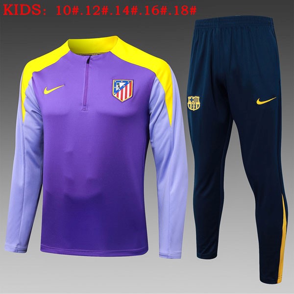 Ninos Sudadera De Training Atletico Madrid 2025-2026 Purpura 5